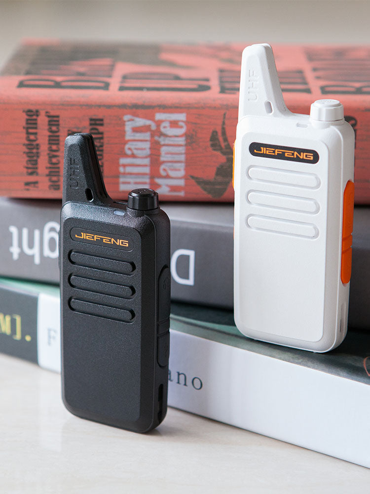 Jiefeng ultra nazik mini radio yüksək güclü simsiz mehmanxana telsizi mülki özü idarə edən mobil telefon mikro USB