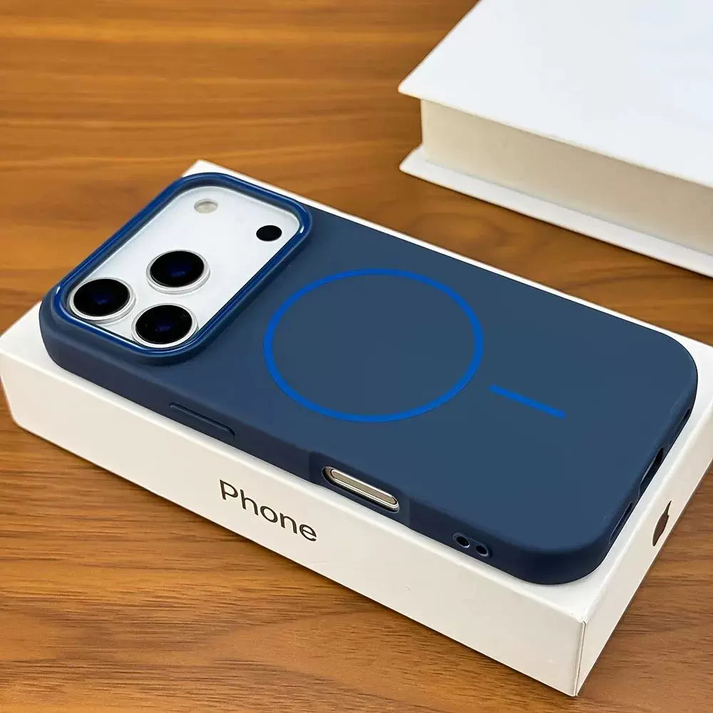 iPhone 17 16 15 14 13 1 üçün lüks mat maqnit telefon qabı