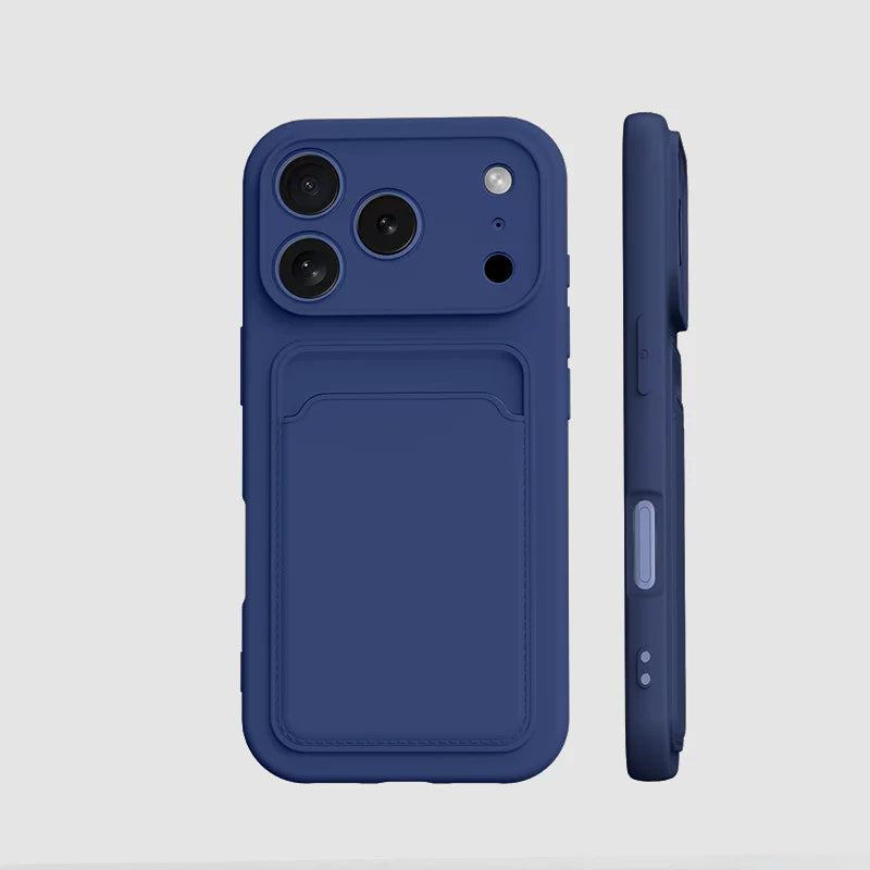 Apple 17 kart sahibi üçün uyğundur mobil telefon qutusu iphone16Promax kart sahibi inteqrasiya olunmuş Hava silikonu 15 qoruma 14 yumşaq 13/12 qabıq 11Pro giriş nəzarət kartını gətirə bilər xsmax kart yuvası 7/8plus
