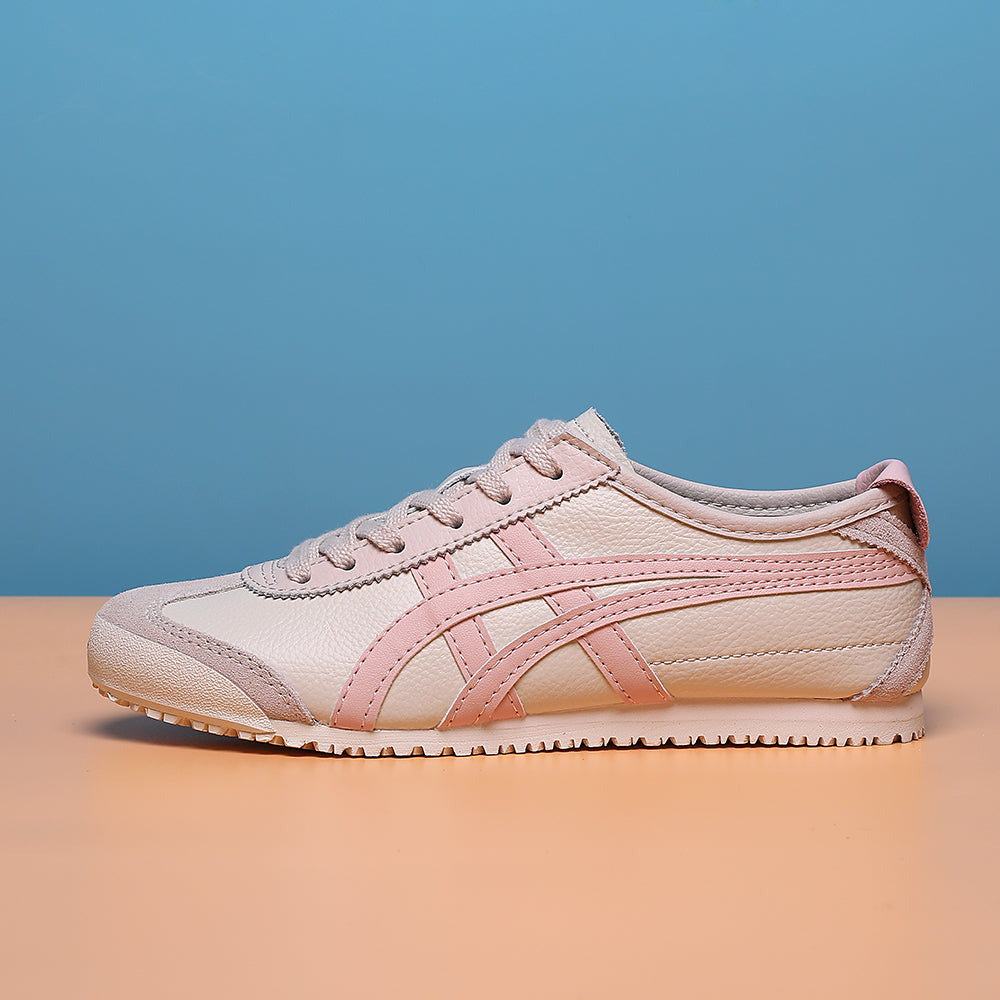 Klassik Kuijia Mexi 66 Tiger Zolaqlı Yapon Stilində Kişilər və Qadınlar üçün Sürüşkən Dəri Ayaqqabılar, Agande Təlim Ayaqqabıları