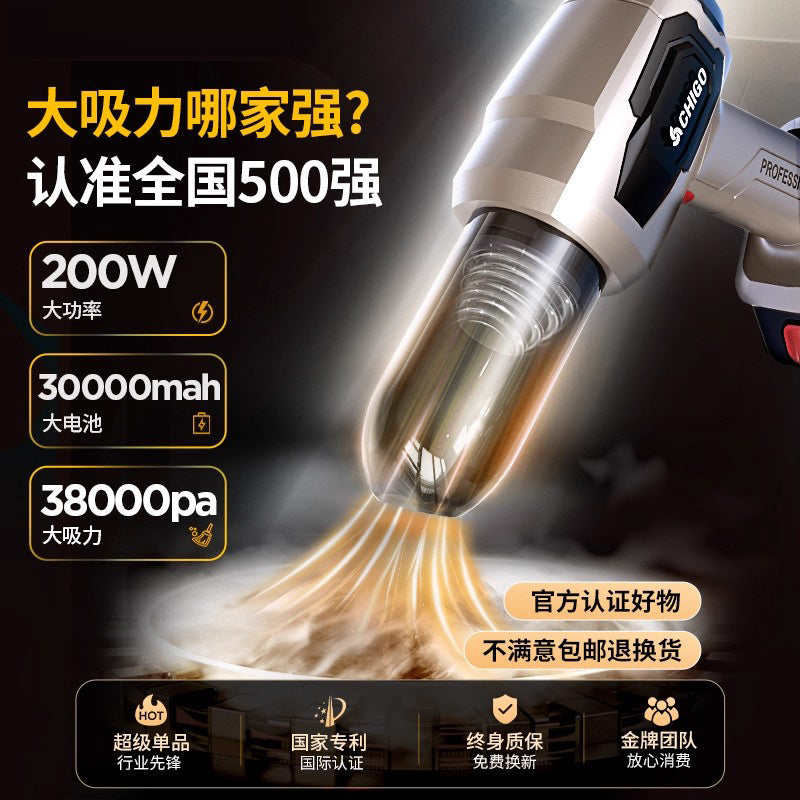 Alman istehsalı olan əl mini tozsoran, güclü simsiz şarj, həm ev, həm də avtomobil istifadəsi üçün uyğundur, güclü əmmə qabiliyyətinə malikdir.