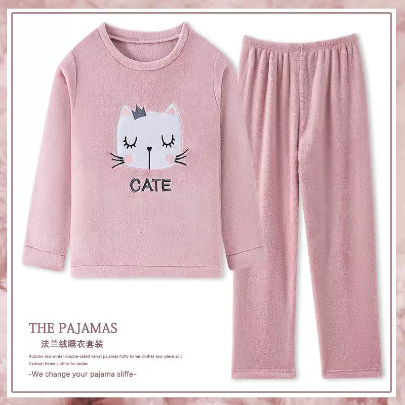 cütlük pijama dəsti qış qadın kişilər pijama ev geyimləri pijama