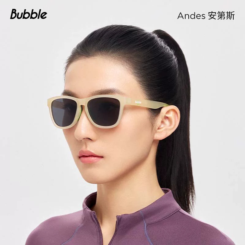 Bubble günəş eynəyi idman açıq alpinizm marafon eynəkləri polarizasiyalı sürüşməyən günəşdən qoruyan qaçış eynəkləri qadın antilopu