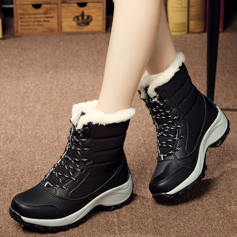 Qadın Ayaqqabıları Qış Moda Ankle Boots Qadın İsti Fem