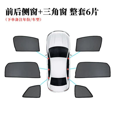 Maqnit günəşdən qoruyan Honda Stepwgn Spada RP3/5 RG RK avtomobil pəncərəsi üçün günəşdən qoruyucu örtüklə uyğundur