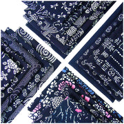 Wuzhen mavi çap parça əl istehsalı təmiz pambıq batik uşaq bağçası mavi çiçək mavi və ağ parça Çin etnik üslubunda süfrə pərdəsi