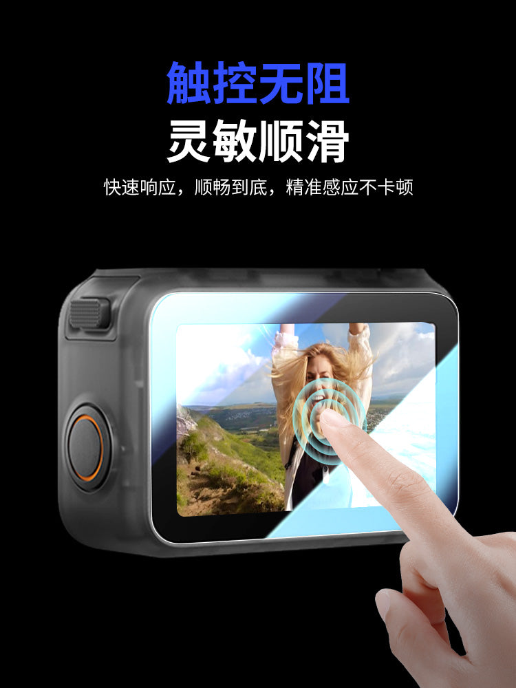 JJC, DJI Nano temperli film AR filmi Osmo Nano linzalı yumşaq film idman kamerası ekran filmi HD üçün uyğundur DJI nano geyilə bilən kamera qoruyucu filmi əks etdirən cızıq əleyhinə aksesuarlar