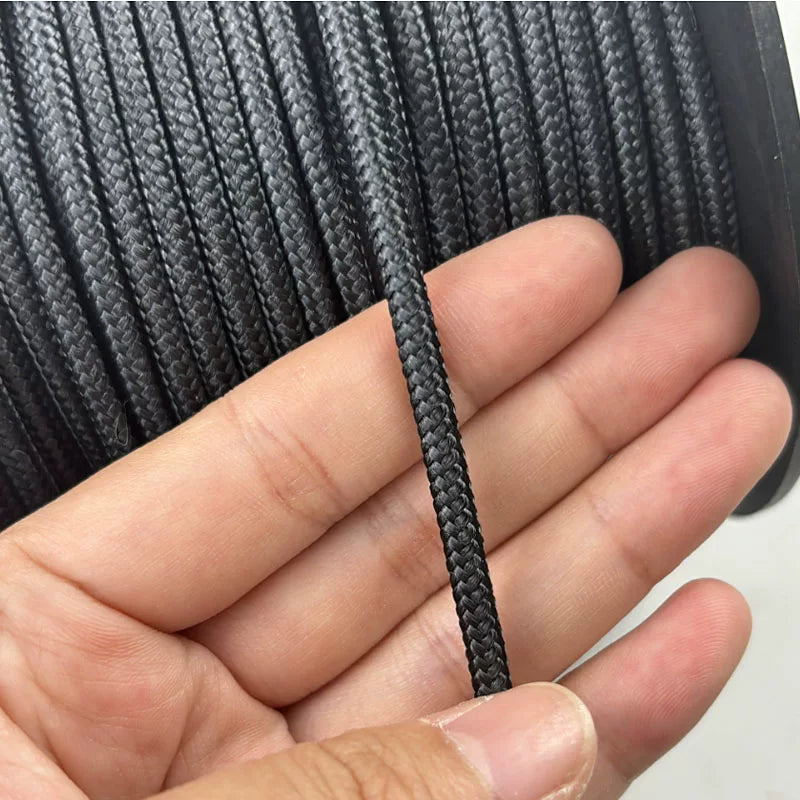 Aramid yüksək temperaturlu ip izolyasiyalı dartma ipi yanğına qarşı yanğından xilasetmə ipi Kevlar kəndiri ayaqqabı bağı yüksək möhkəmlikli ip