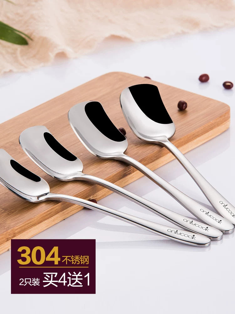 onlycook 2-paket 304 paslanmayan polad desert qaşığı qəhvə qaşığı nəfis kiçik qaşıq dondurma qaşığı dondurma qaşığı