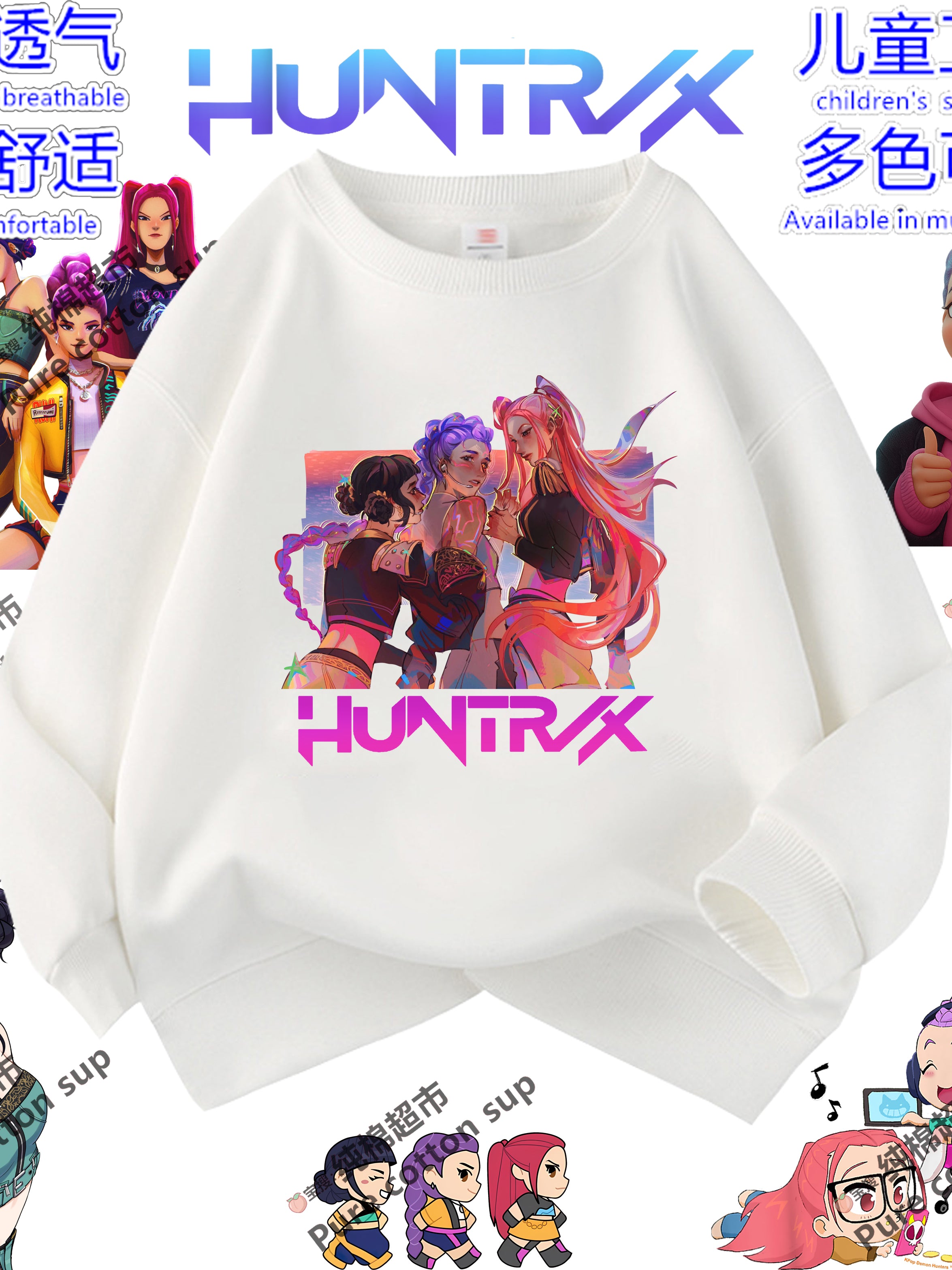 K-pop Witcher Qızlar üçün Kapüşonlu Yaz/Payız Qış Qızlar üçün Geyimlər Dəbli Uşaq Geyimləri Yun astarlı Top