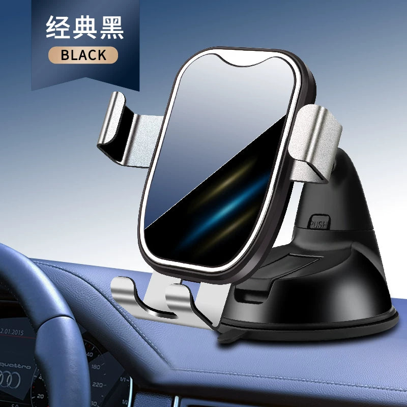 2024 New Car Phone Holder, Universal Suction Cup Navigation Mount, Gravity Controlled Phone Holder