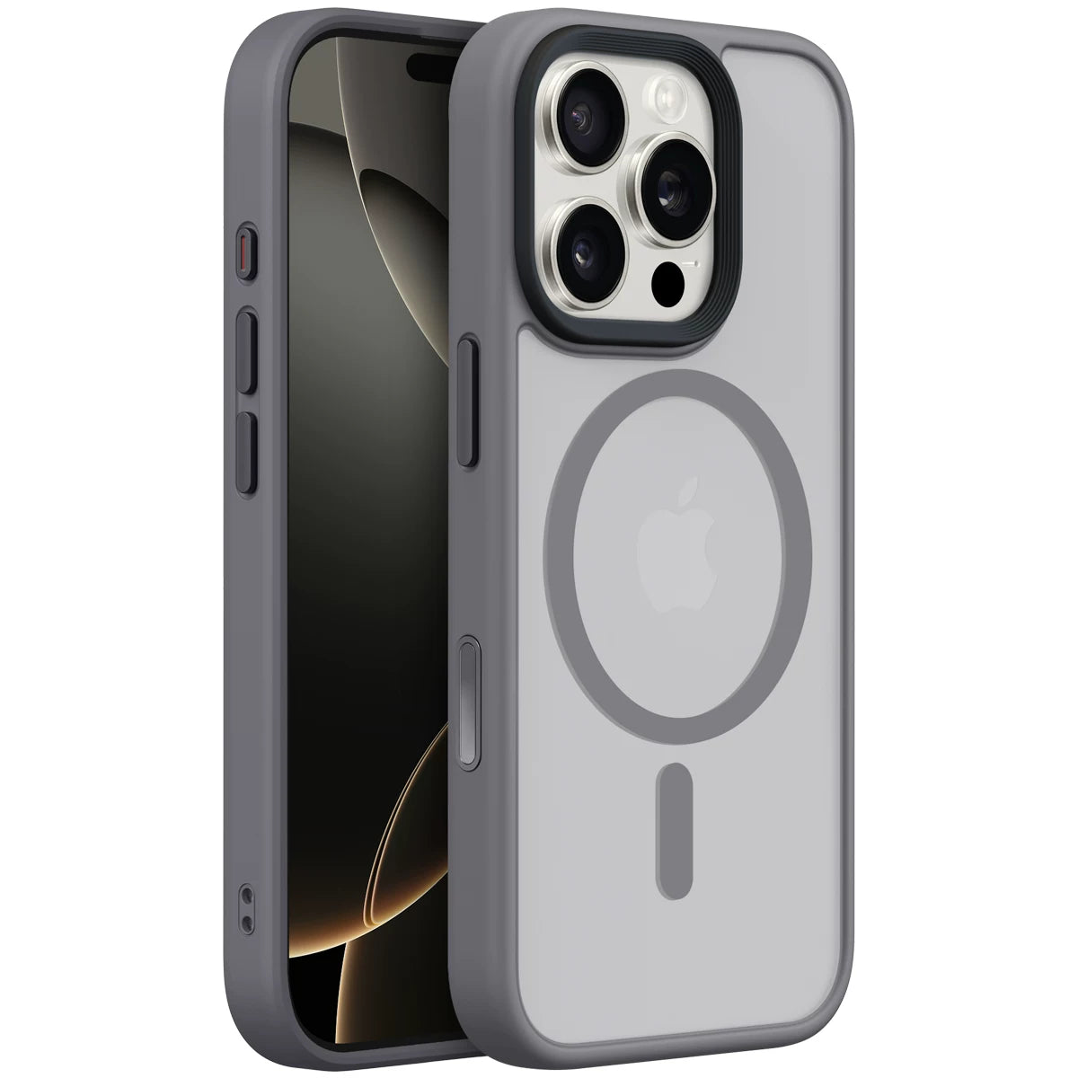 [Foto düyməsi ilə konfiqurasiya edilmişdir] FUTUREMADE Apple 16ProMax maqnit cib telefonu üçün uyğundur Phone16Pro/16Plus qoruyucu qutu MagSafe şaxtalı düşməyə qarşı hər şey daxil olmaqla dəri hissi ilə örtüyü