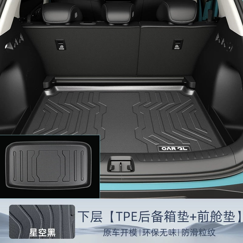 25 BYD Hiace 05EV Xüsusi Baqaj Döşəməsi TPE Quyruq Qutusu Döşəməsi Ön və Arxa Avtomobil Aksesuarları 05