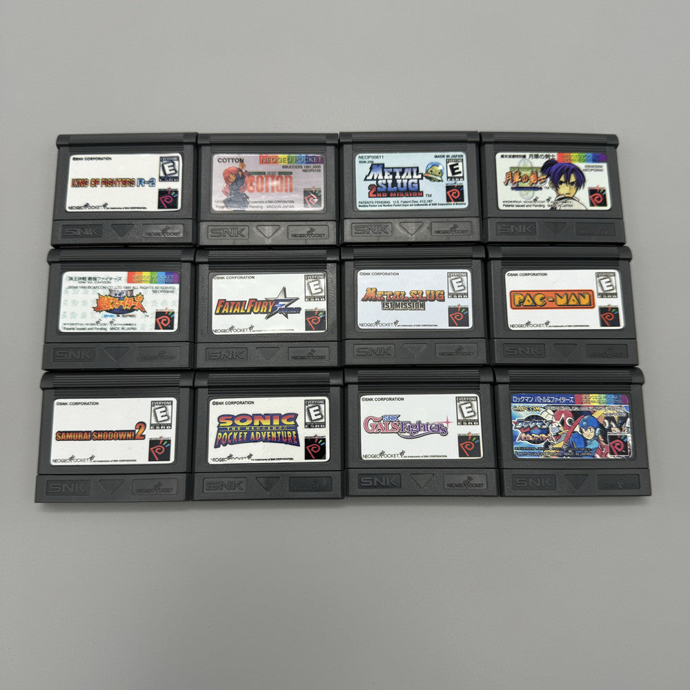 SNK NGP NGPC Oyun Kartı Top Döyüşən Metal Slug Rok Adamı Döyüşçülərin Kralı Pambıq Kiçik Cadugər