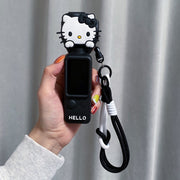 DJI pocket4/3 qoruyucu qabıq, maqnit çevirmə örtüyü, düşməyə qarşı, sevimli çarpaz kordon, gimbal saxlama qutusu üçün uyğundur