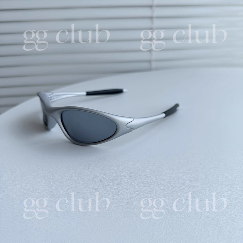 Retro ağır sənaye punk bir parça günəş eynəyi TR90 materiallı velosiped əleyhinə UV günəş eynəkləri kişilər və qadınlar üçün