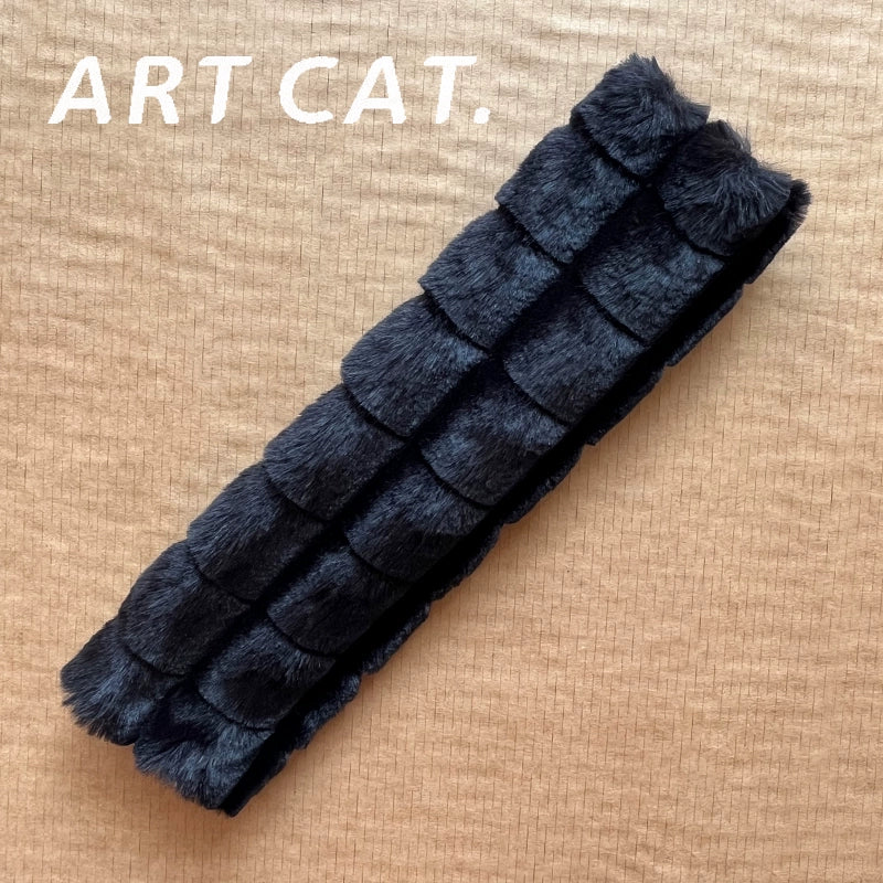 Art Cat Avtomobil Təhlükəsizlik Kəməri Çiyin Yastığı Qapağı Minimalist DIY Aşınmaya Qarşı Geyim Boğulmaya Qarşı Boyun Qoruyucu Qapaq Bütün İl Boyu Neytral