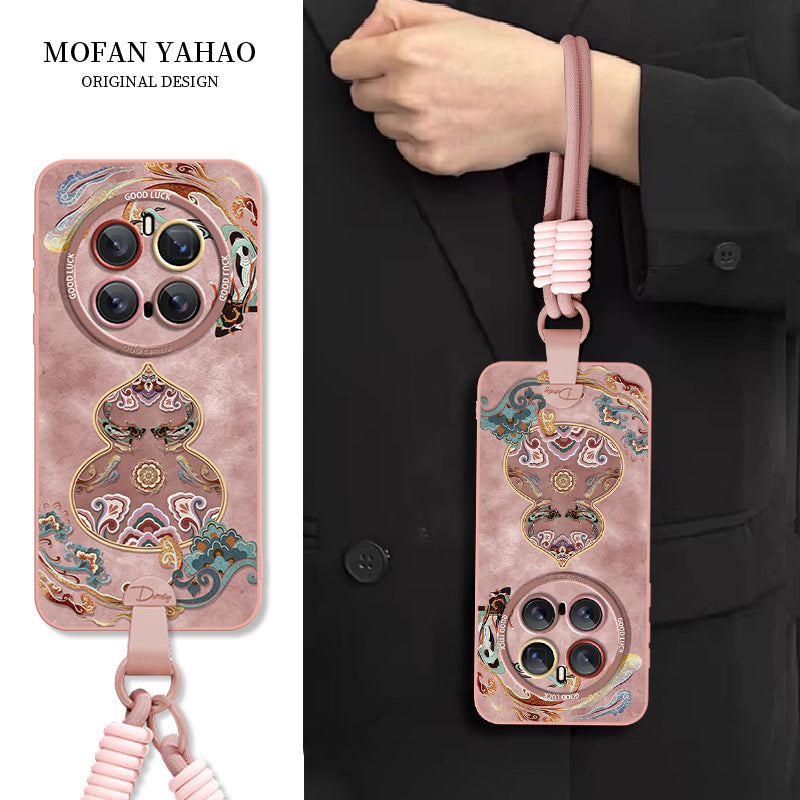 [Crossbody bilək bağı] Huawei mate80 cib telefonu üçün uyğun Dunhuang qabığı mate80pro yeni qadın mate80promax yüksək səviyyəli qayış mate70+ silikon Wenchuang Yadan