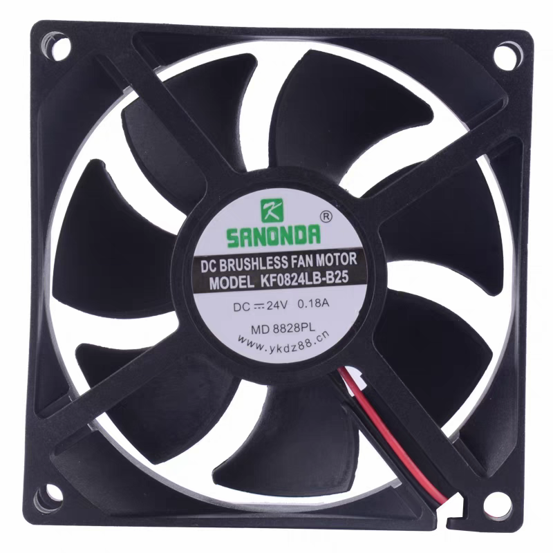 Yeni SANONDA fanatı KF0824LB-B25 KF0812HS-B25 DC12V/24V soyutma fanatı