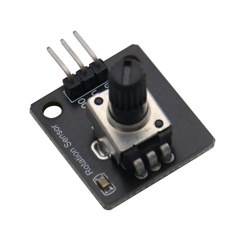 Fırlanan potensiometr modulu, düymə kodlayıcının dövrə lövhəsi, analoq çıxış 0-5V gərginlik, elektron tikinti blokları