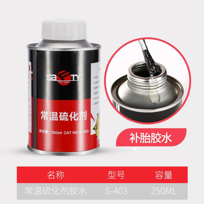 Sfork tire repair patch adhesive car tire tubeless tire mushroom plugs inner tube cold patch tire repair tool kit