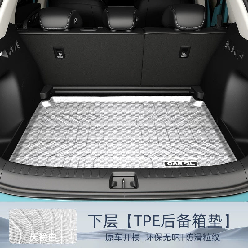 25 BYD Hiace 05EV Xüsusi Baqaj Döşəməsi TPE Quyruq Qutusu Döşəməsi Ön və Arxa Avtomobil Aksesuarları 05