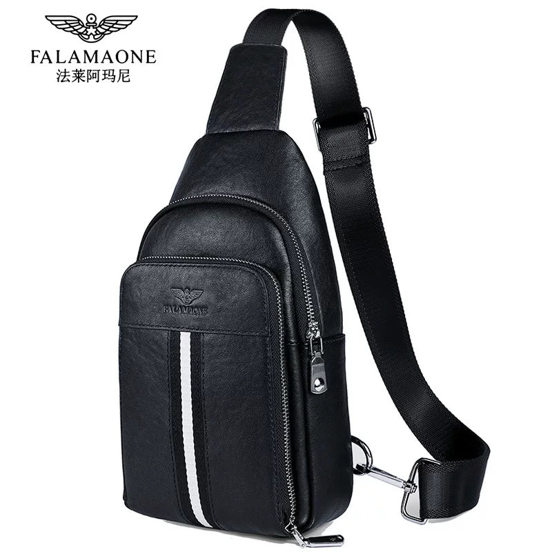 Fala Armani Kişi Çantası, Gündəlik, Qəşəng, Çoxfunksiyalı, Səyahət üçün uyğundur, Çiyin Çantası, Kişi Çantası