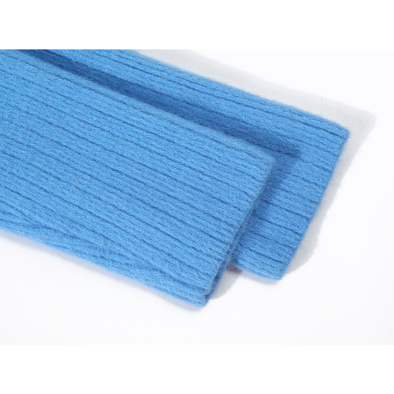 Chorissa Mavi Yumşaq Kardiqan Qadın Sviteri, Yaz, Payız və Qış, Başlıqlı Top, Koreya Üslubunda, Yüksək Seçimli Trikotaj Kardiqan