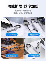 usb genişləndirici uzadılmış uzatma kabeli fiş 3.0 konversiya çox interfeys dəsti splitter typec genişləndirmə dok iş masası noutbuku xarici U disk sabit diski avtomobil hub adapteri enerji təchizatı ilə usp
