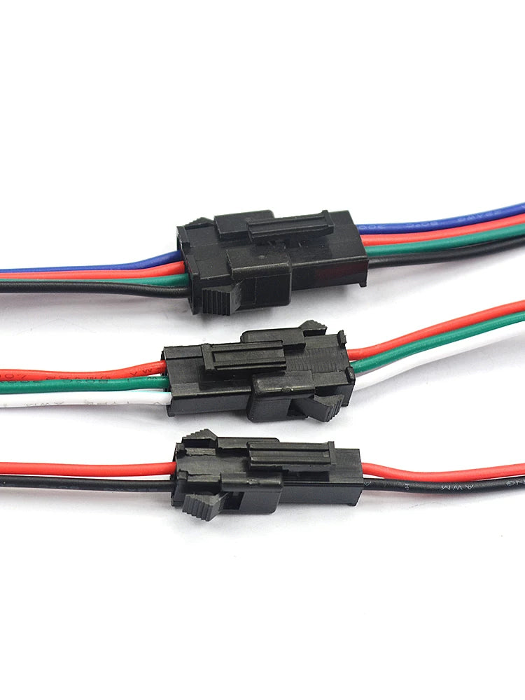 SM cüt qoşulma xətti üçün uyğundur 2/3/4P birləşdirici xətt dirsək naqili elektron xətti 2.54MM kişi və qadın plug-in fiş xətləri dəsti
