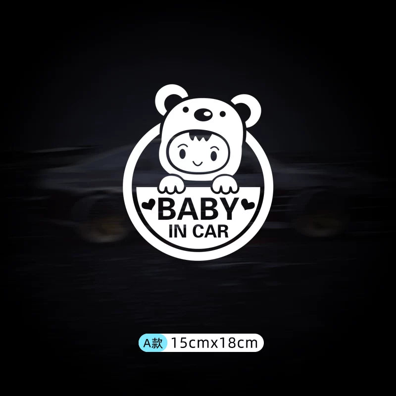 Avtomobildəki körpə stikerləri, avtomobildəki körpələr və uşaqlar üçün xəbərdarlıq stikerləri.
