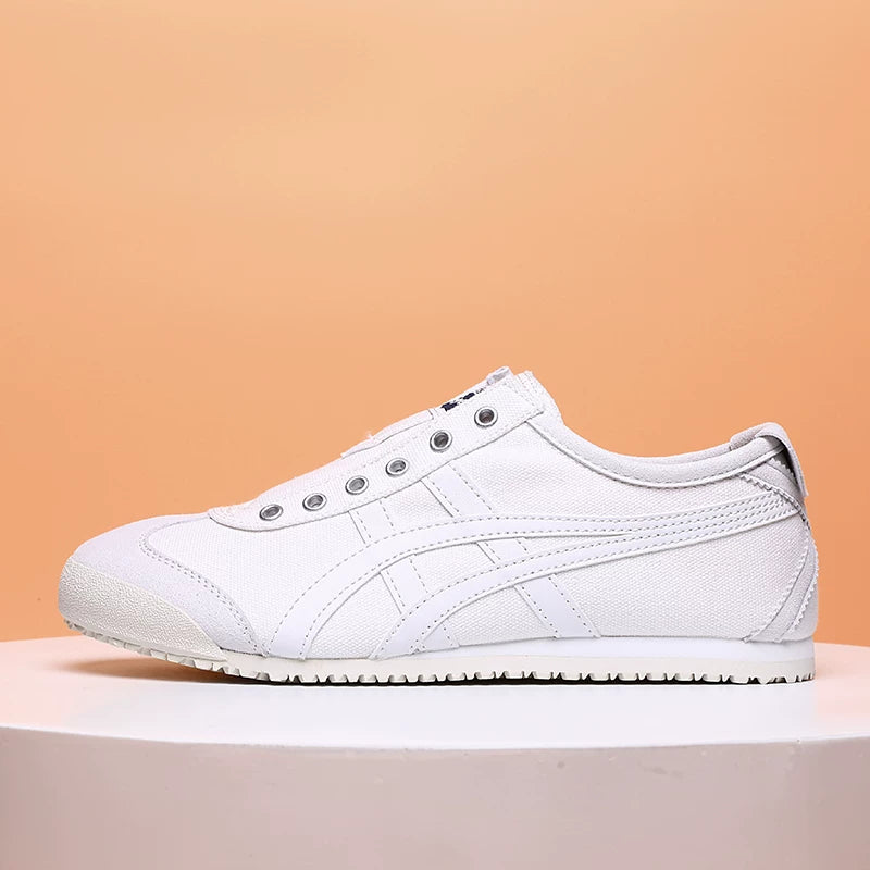 Klassik Kuijia Mexi 66 Tiger Zolaqlı Yapon Stilində Kişilər və Qadınlar üçün Sürüşkən Dəri Ayaqqabılar, Agande Təlim Ayaqqabıları