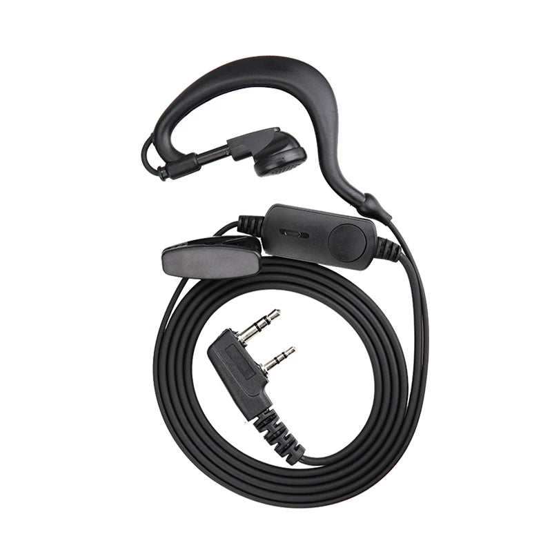 KENENG walkie-talkie qulaqcıq qulaqcıq K baş I baş Y baş universal davamlı və dartılan qalın naqilli domofon xətti