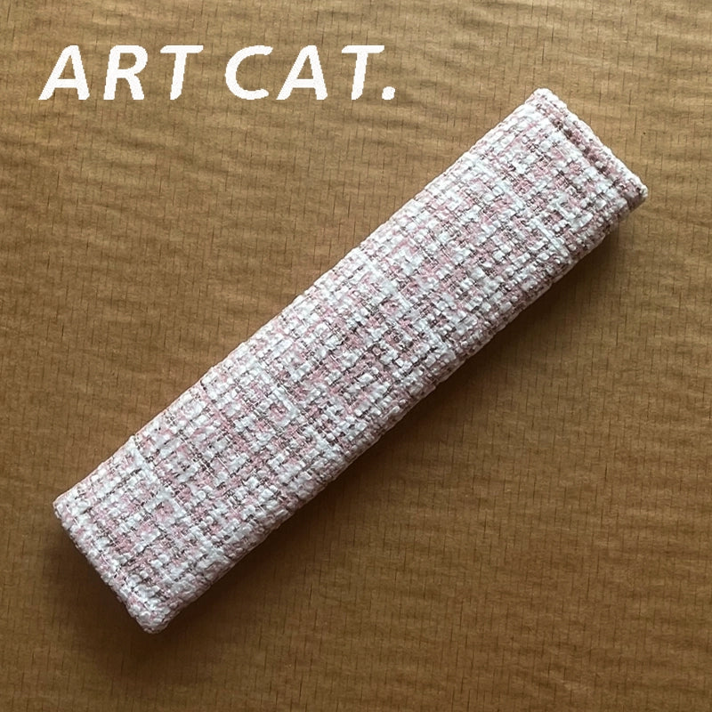 Art Cat Avtomobil Təhlükəsizlik Kəməri Çiyin Yastığı Qapağı Minimalist DIY Aşınmaya Qarşı Geyim Boğulmaya Qarşı Boyun Qoruyucu Qapaq Bütün İl Boyu Neytral