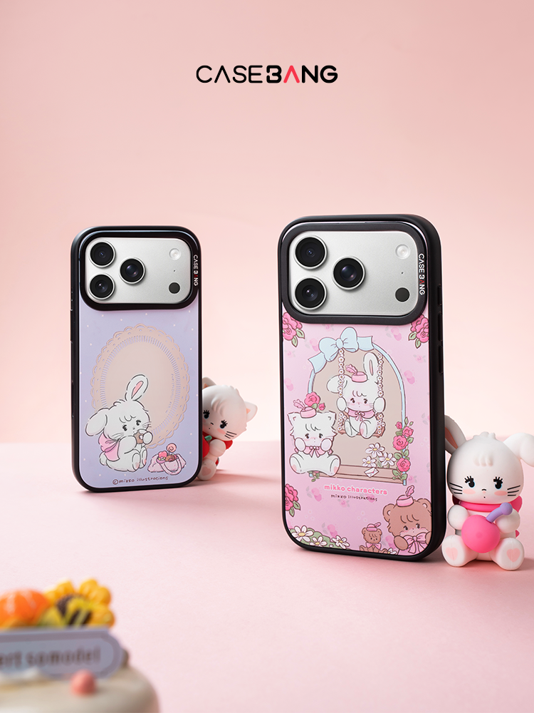 [Zhu Xudan ilə eyni üslub] iPhone17ProMax/17Pro/17e/16promax/15 maqnitli yeni Apple mobil telefon qutusu üçün uyğun olan CASEBANGx mikko yaramaz gündəlik seriyası