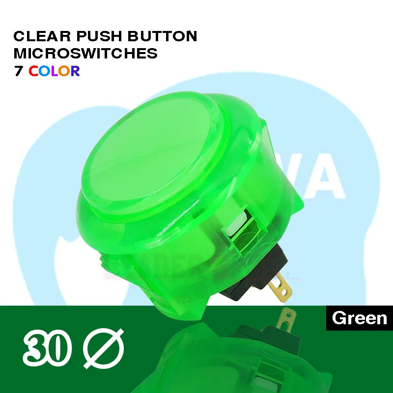 Sanwa Button SANWA Şəffaf OBSC-30 Kristal Şəffaf Sanwa Rokçu Topu Yapon Orijinal Arkadası