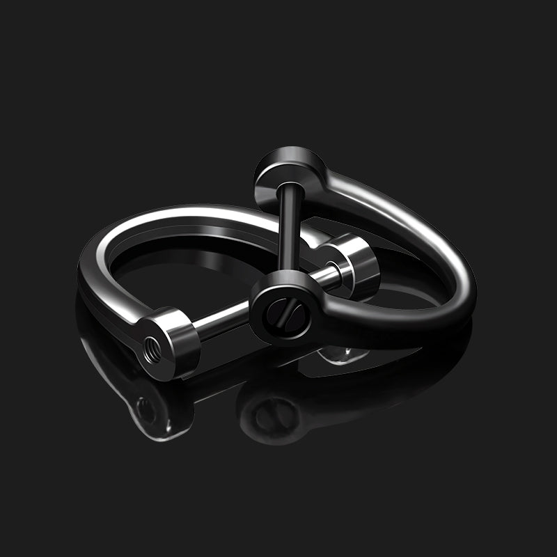 Metal Kişilər üçün Zərər Əleyhinə Fiqurlu-8 At nalı tokalı Avtomobil Açar Zənciri Üzəngi D-Şəkilli Tokalı Avtomobil Pult Konnektoru Üzüyü