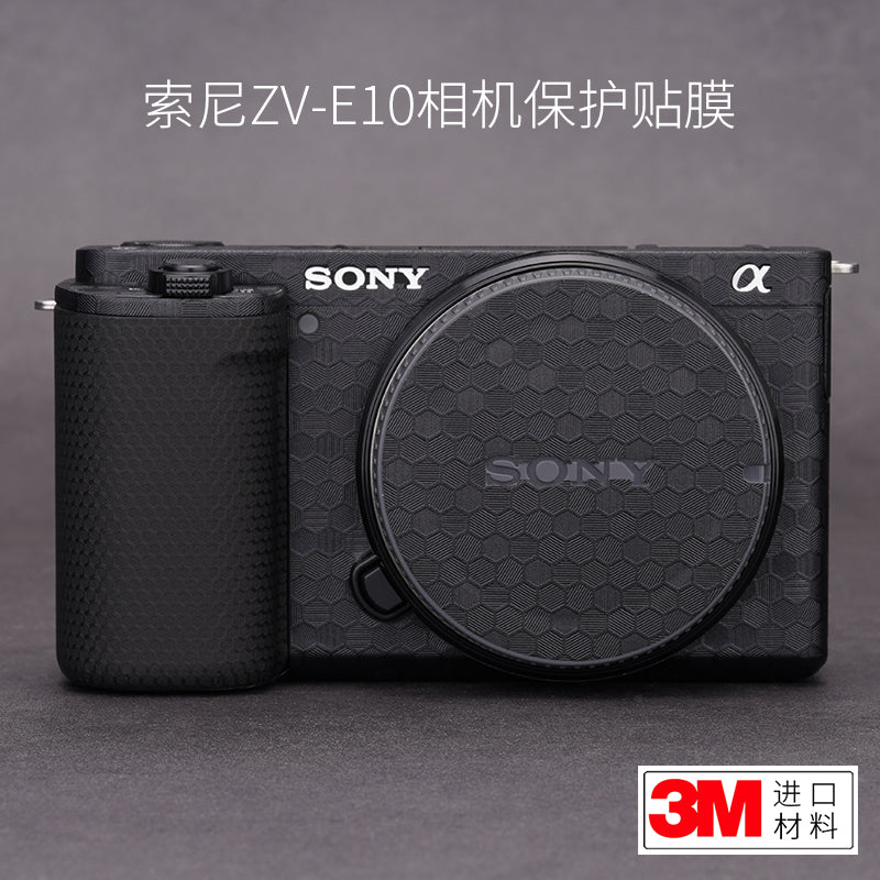 Meibentang Sony ZV-E10 nəsil bədən qoruyucu film stikeri ZVE10 hər şey daxil karbon lifi stiker 3M üçün uyğundur