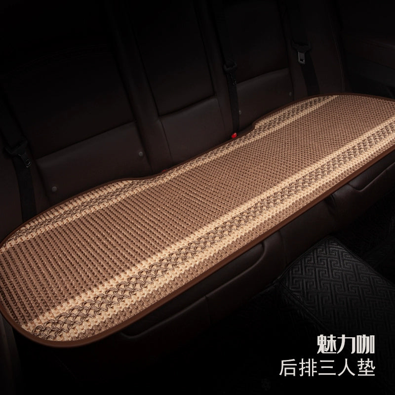 Avtomobil Oturacaq Yastığı Tək Parça Əsas Sürücü Oturacağı Tək Sürücü Otağı Tək Oturacaq Örtüsü Buz İpək Kətan Bütün İl Boyu Neytral Kreslo Yastığı