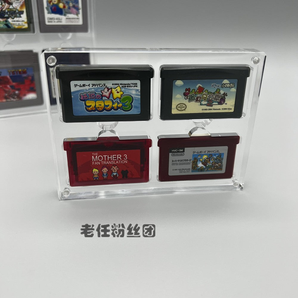 GAMEBOY GBA oyun kartı qutusu maqnit örtüyü yüksək şəffaf akril oyun ekran qutusu