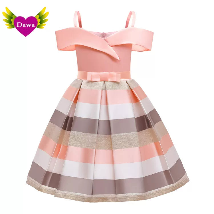 Körpə Uşaqları Qızlar üçün Yay Donu Şahzadə Donları Geyimləri Ətək