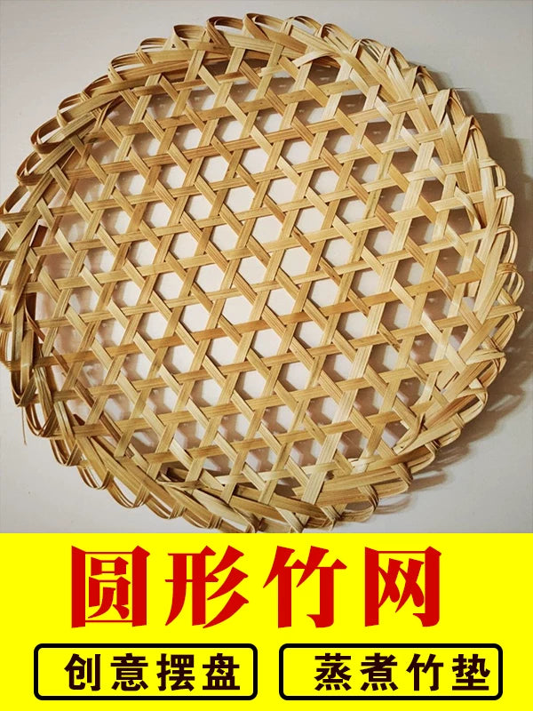 Bambuk toxuculuq altıbucaqlı balıq güveç ızgarası Bamboo Da Bambuk pörtlədilmiş balıq pasta əleyhinə döşək Kiçik bambuk tor Bambuk rəndəsi Bambuk buxarda hazırlanmış dilimlər əllə toxunmuş