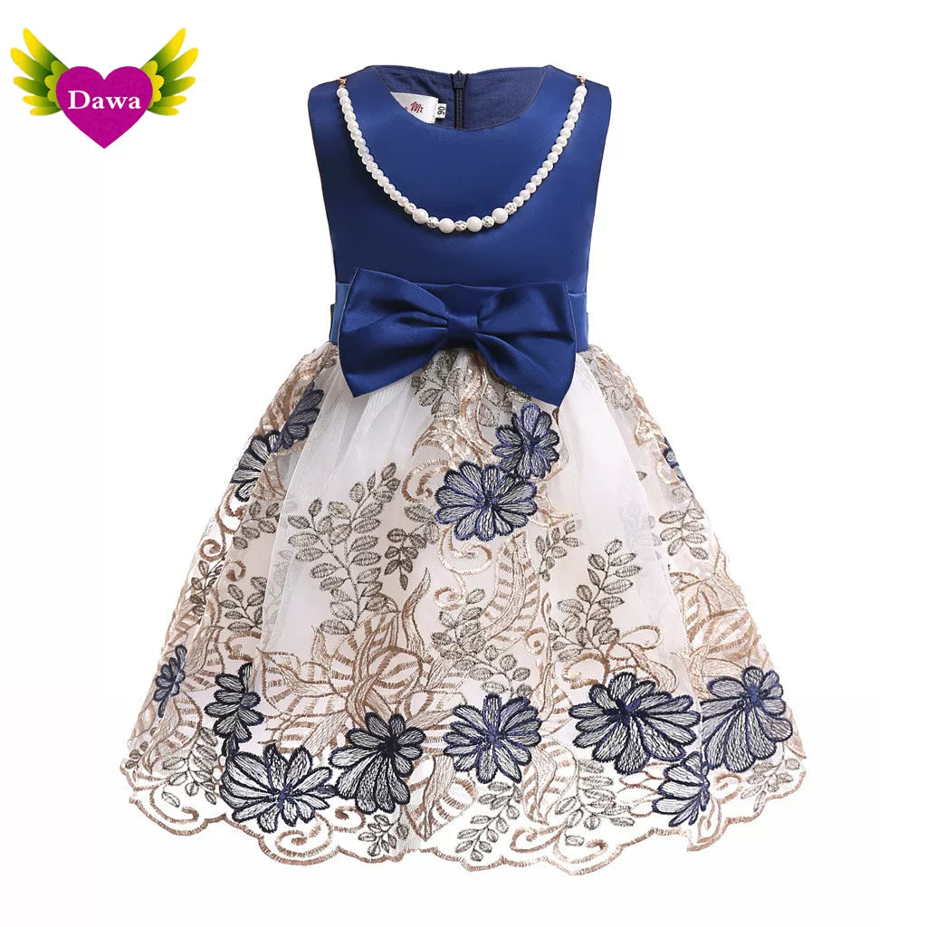 Körpə Uşaqları Qızlar üçün Yay Donu Şahzadə Donları Geyimləri Ətək