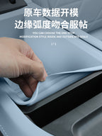 24-26 Tünd Mavi S05 Saxlama Qutusu Simsiz Doldurma Cihazı Su Bardağı Silisium Gel Yastığı Mərkəzi İdarəetmə Saxlama Daxili Modifikasiya Aksesuarları üçün uyğundur