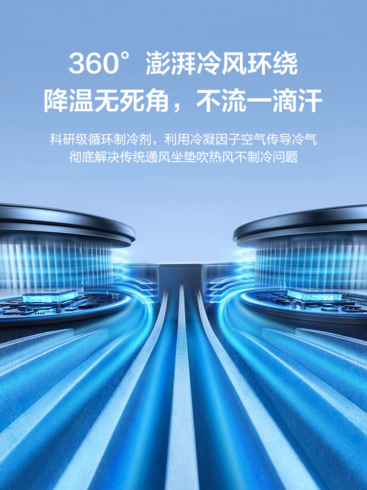 Patriot Summer Car Ventilated Seat Cushions, Cooling and Breathable Seat Cushions, Modified Air Conditioning Seat Covers, 2025 New Model
