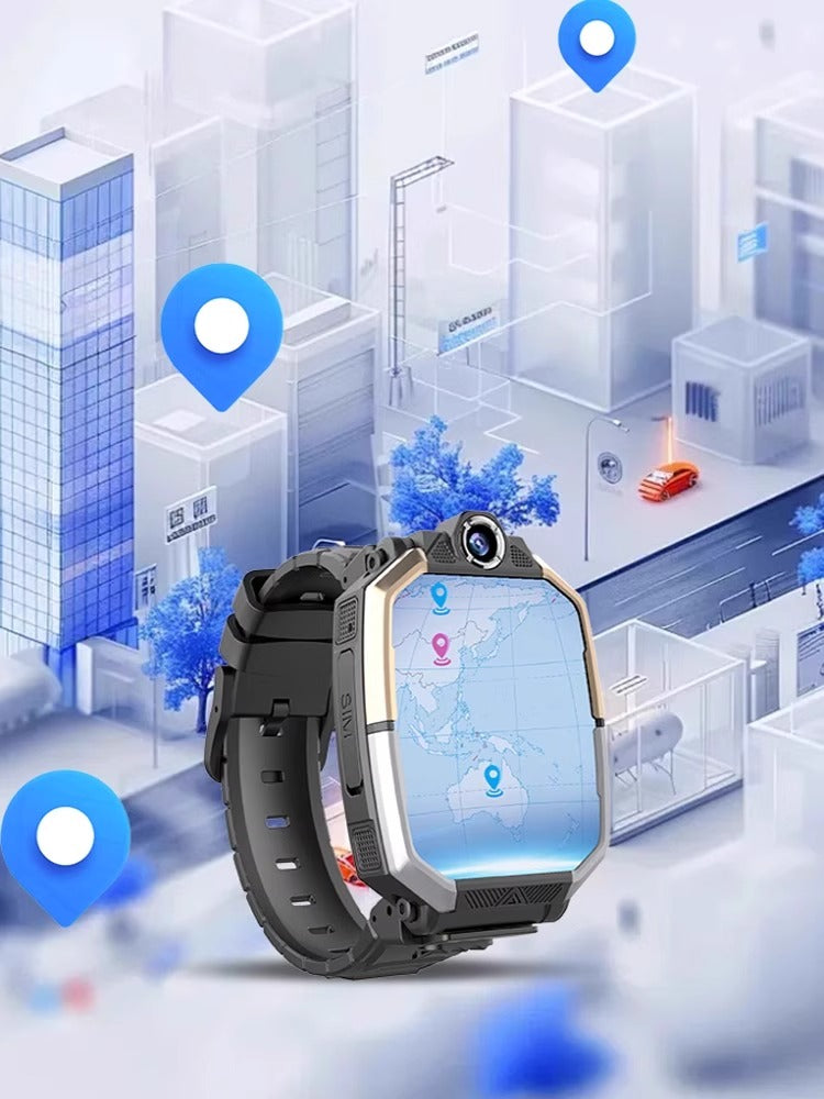 İbtidai sinif şagirdləri oğlan və qızlar üçün rəsmi orijinal 5G tam şəbəkə uşaq ağıllı telefon saatı yerləşdirmə kartı video zəngi