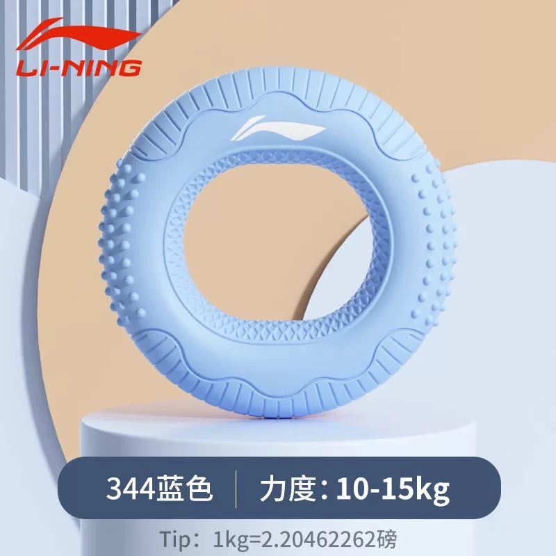 Li Ning Grip Gücləndirici Silikon Tutma Üzük Kişi Peşəkar Əl Gücü Barmaq Reabilitasiyası Təlim Avadanlığı Qol Əzələ Tutma Topu