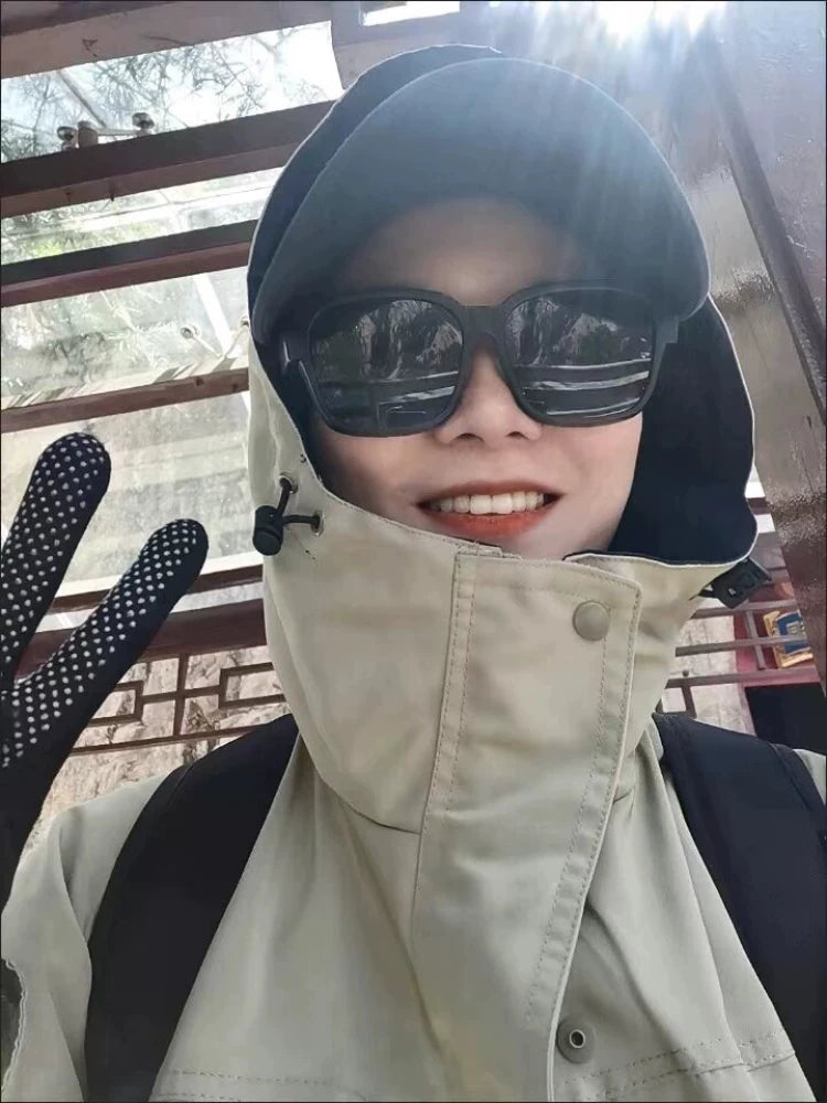 Outdoor alpinizm ultra yüngül TR qatlanan güzgü dəsti qadınlar üçün miyopiya günəş eynəyi, kişilər üçün anti-UV sürücülük günəş eynəyi ilə taxıla bilər