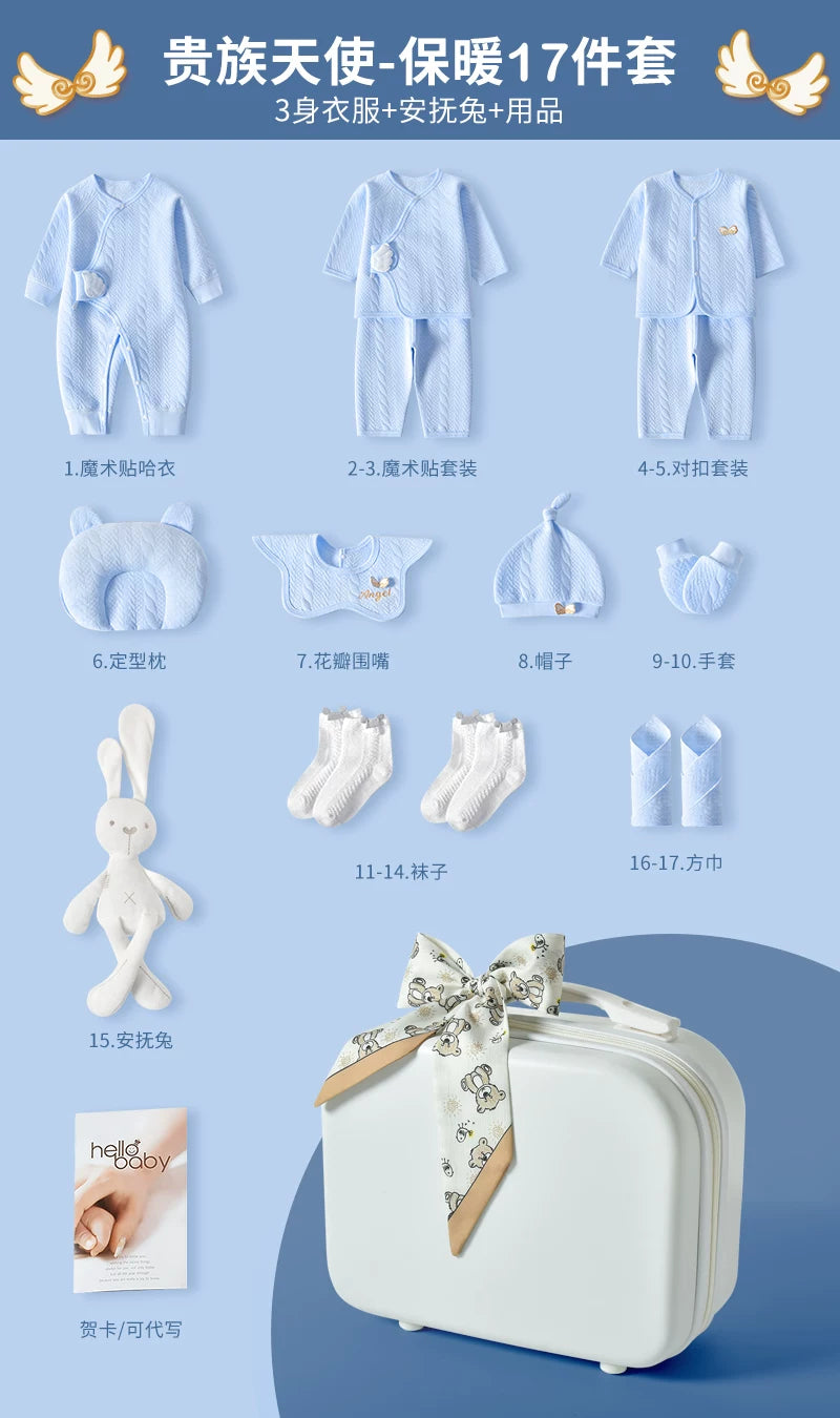 Körpə hədiyyə dəsti, yeni doğulmuş körpə üçün geyim və ləvazimatlar, yeni doğulmuş körpənin dolunay bayramı hədiyyəsi, yeni ana üçün yüksək səviyyəli hədiyyə.