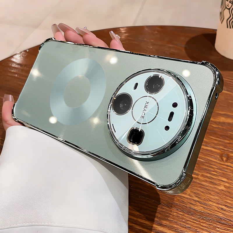 Huawei mate80 mobil telefon qutusu mate80promax üçün uyğundur yeni lens hər şey daxil olan düşməyə qarşı hava yastığı mate80pro yüksək səviyyəli qadın m80 seriyalı maqnit qoruyucu örtüyü buzlu qabıq kişi